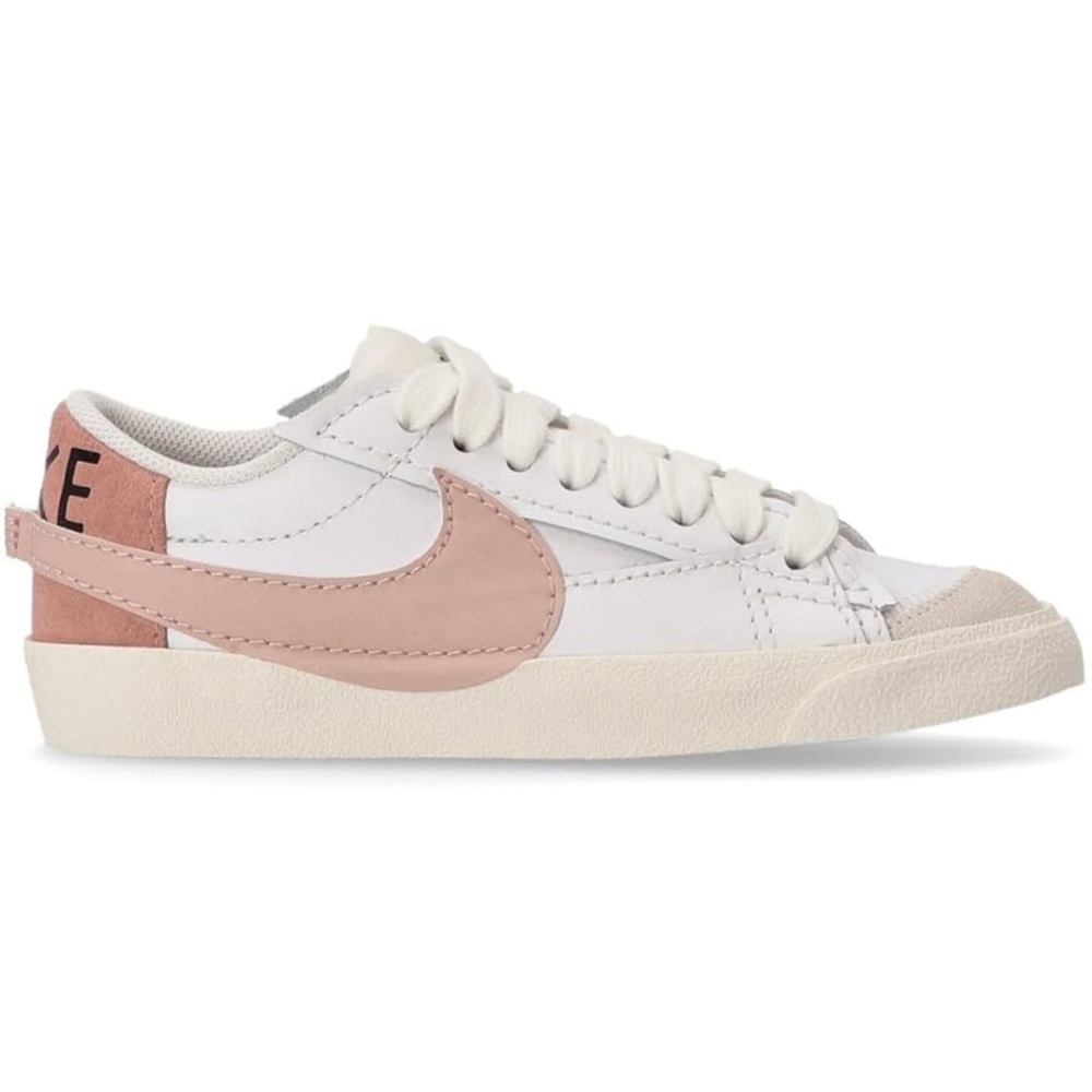 Nike women’s Blazer Low 77 Jumbo White Casual Sneaker Rose Whisper/Pink Oxford 9